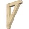Ekena Millwork Traditional Craftsman Rough Sawn Bracket, Douglas Fir, 6"W x 36"D x 48"H BKT06X36X48TRA04RDF - alternate 1